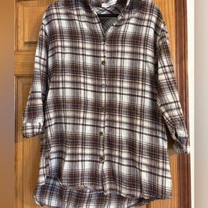 Grace & Emma Plaid Shirt Dress
